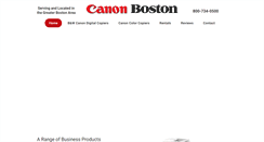 Desktop Screenshot of canonboston.com